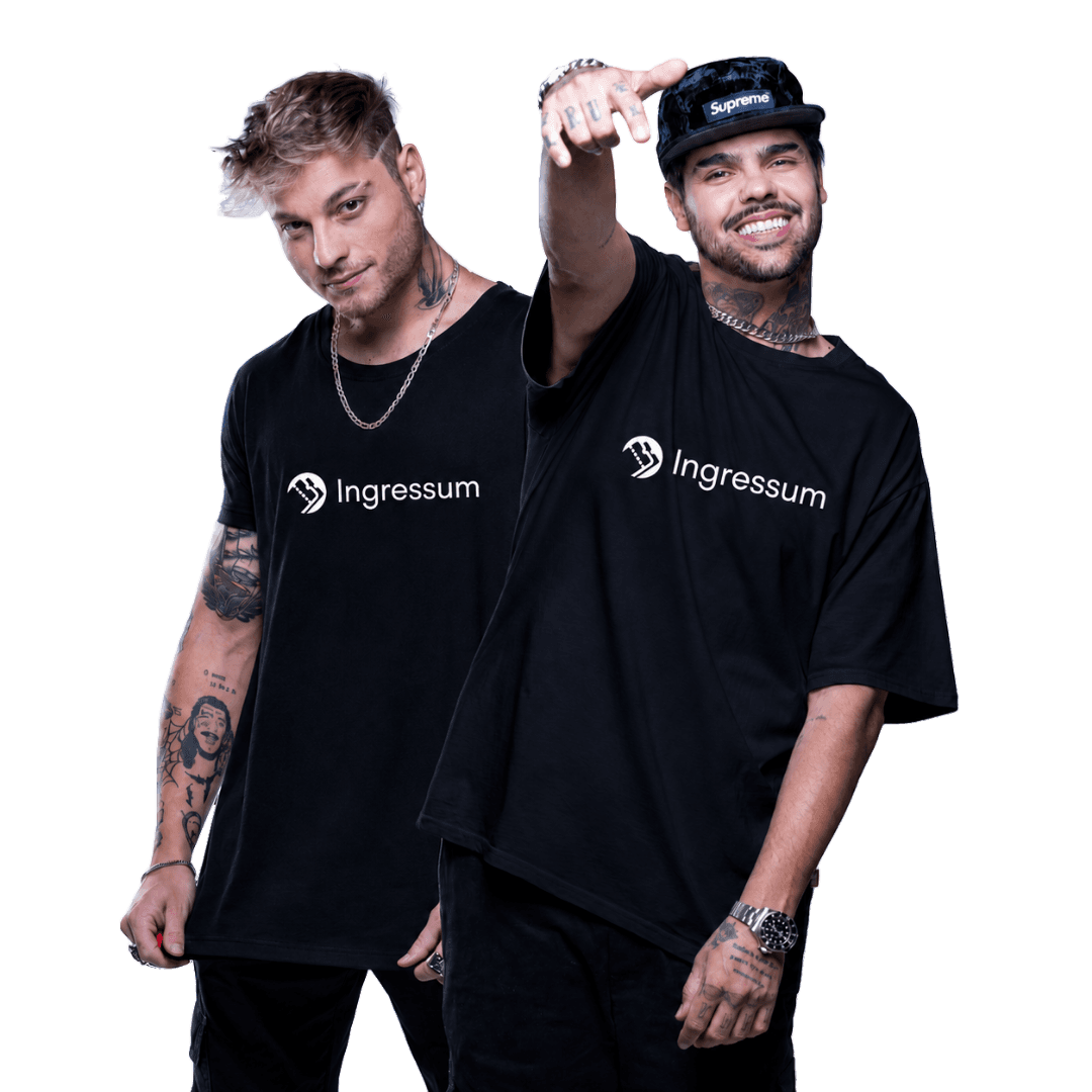 Lucca e Mateus, embaixadores da Ingressum