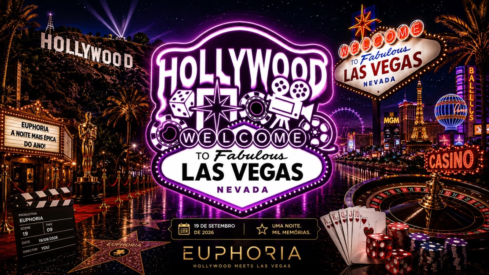 EUPHORIA EDIÇÃO LAS VEGAS E HOLLYWOOD