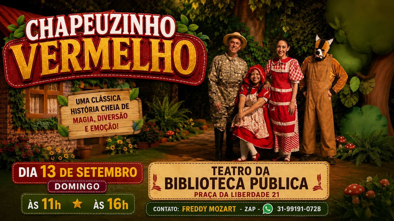 CHAPEUZINHO VERMELHO