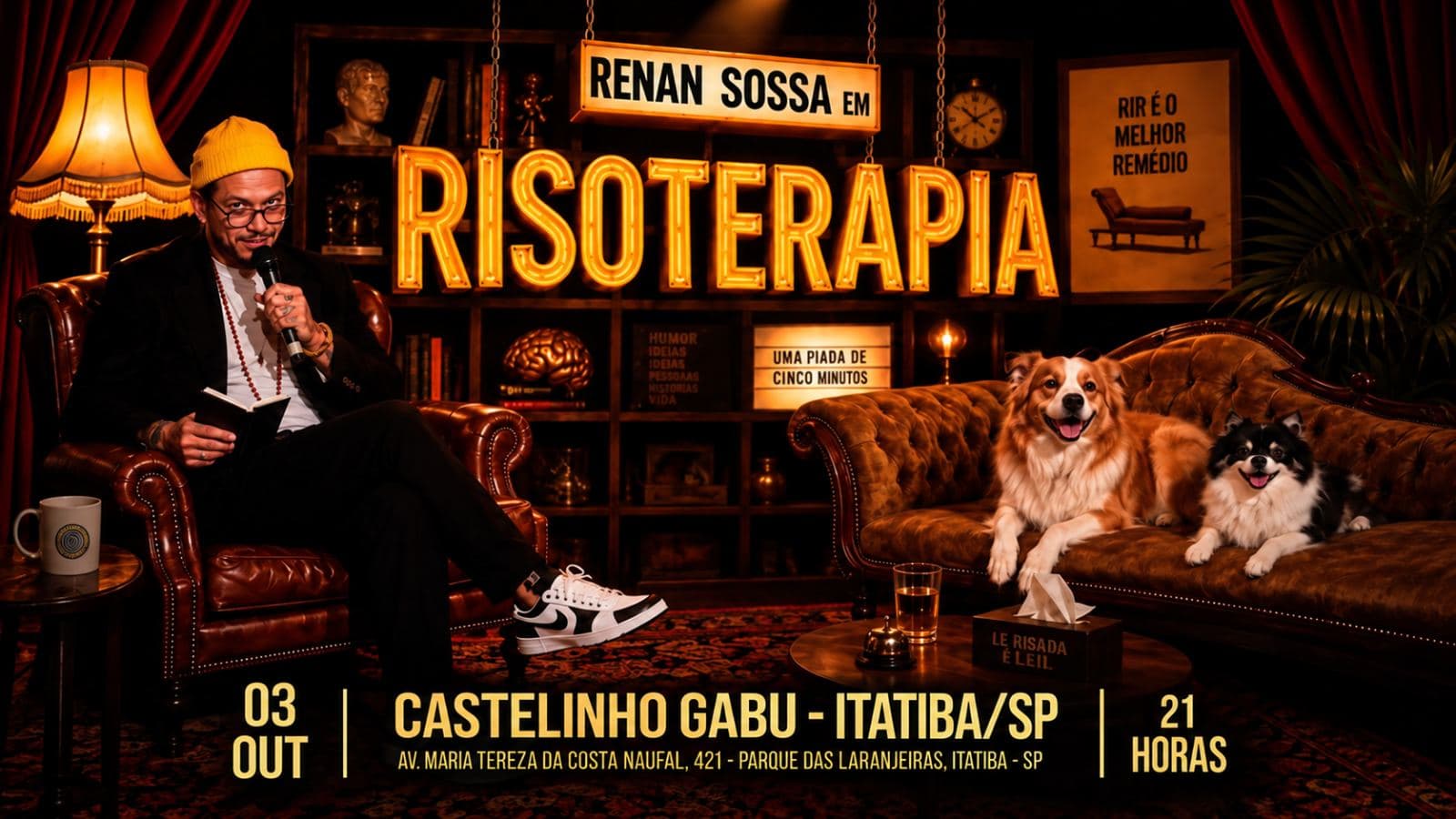 Renan Sossa em Risoterapia – Itatiba/SP
