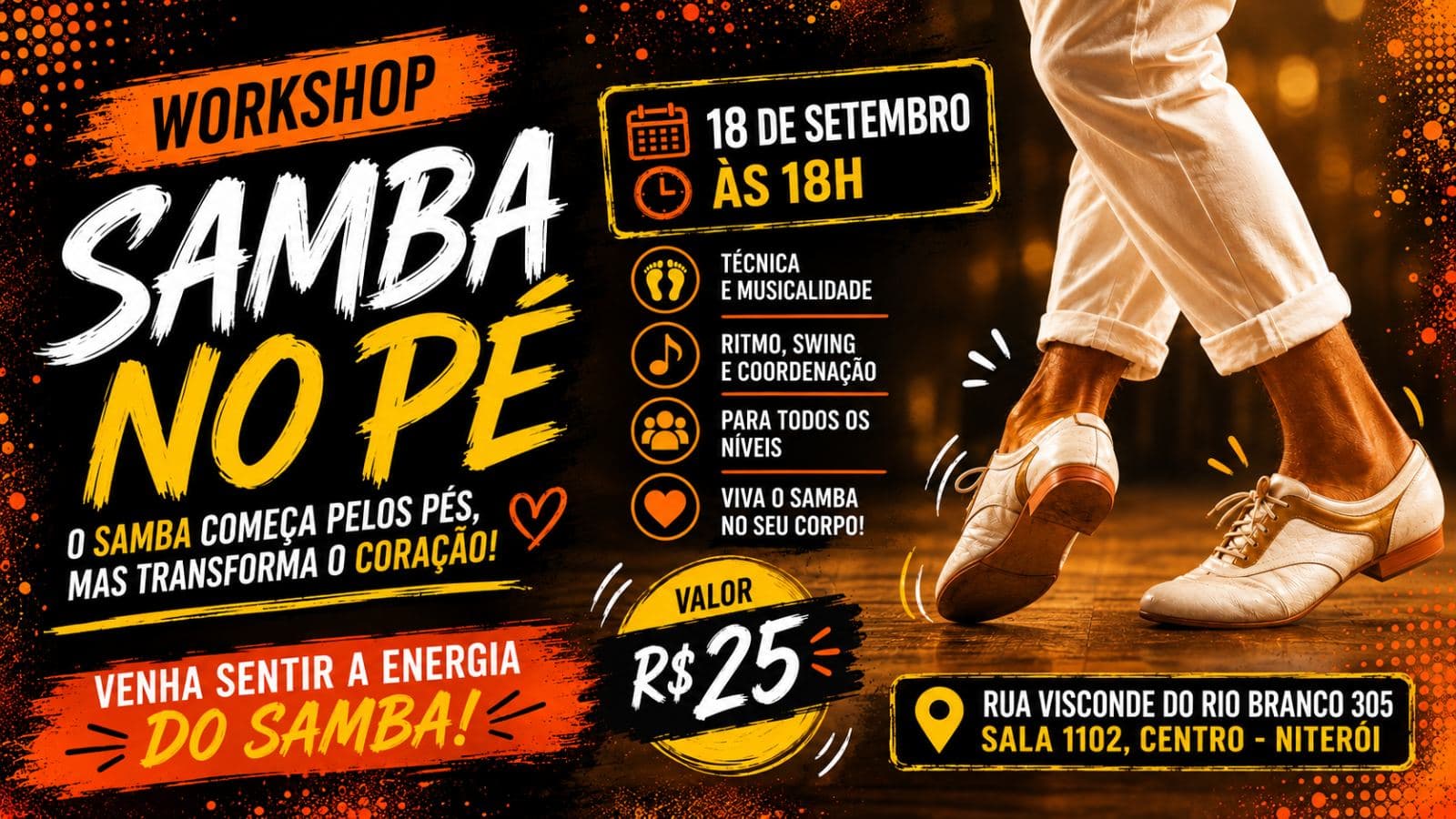 Workshop Samba no Pé