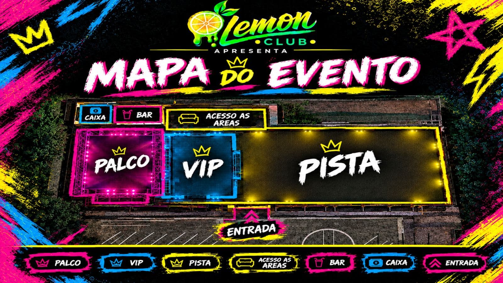Mapa do evento LEMON FESTIVAL